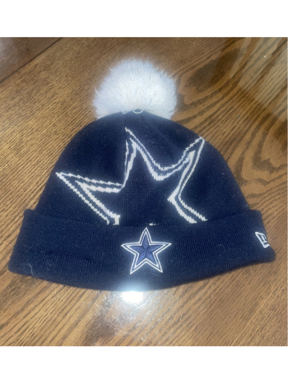 Dallas Cowboys NFL New Era Knit Hat Navy Adult One Size